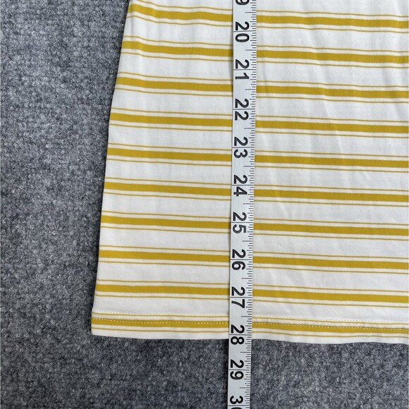 Matilda Jane Its a Wonderful Parade Sunny Top Size XL Yellow Striped 3/4 Sleeve - Picture 8 of 8